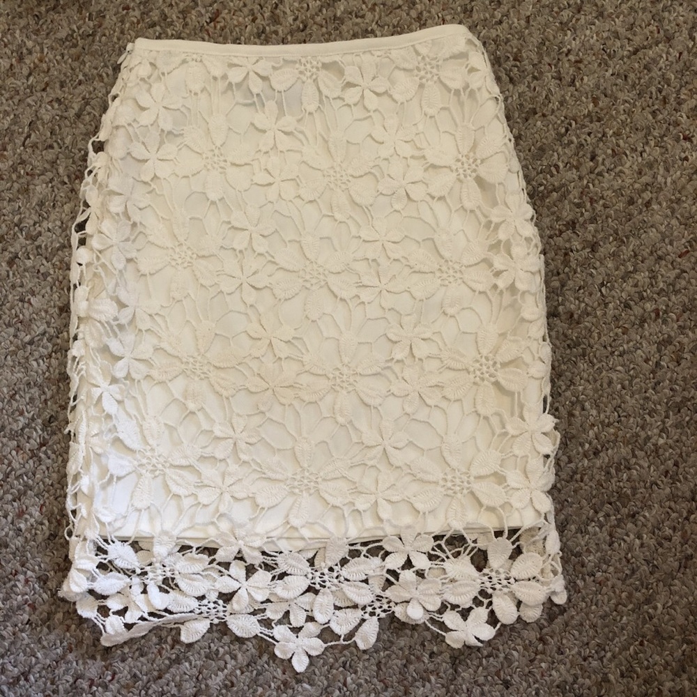 Off White Mini Skirt